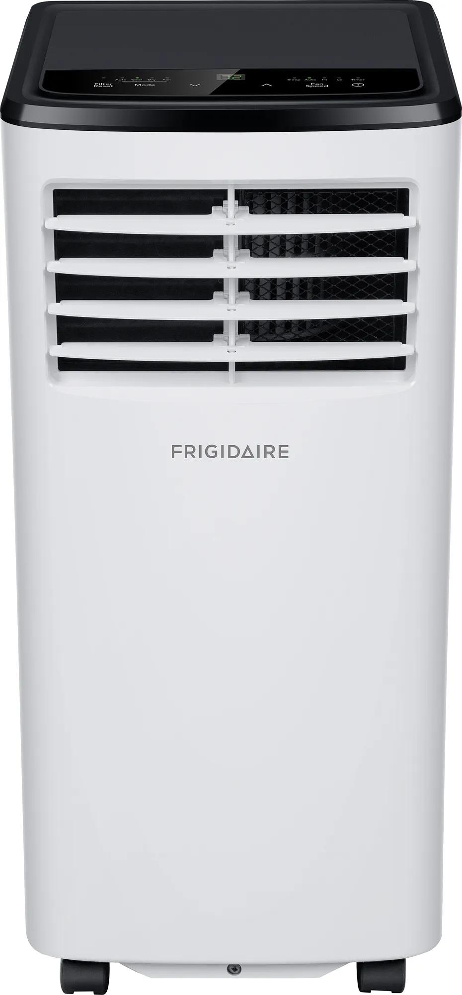 Front view of the white Frigidaire FHPC082AC1 portable air conditioner. The image is linked in that exact model's manufacturer gallery; photograph-versus-render status is uncertain.