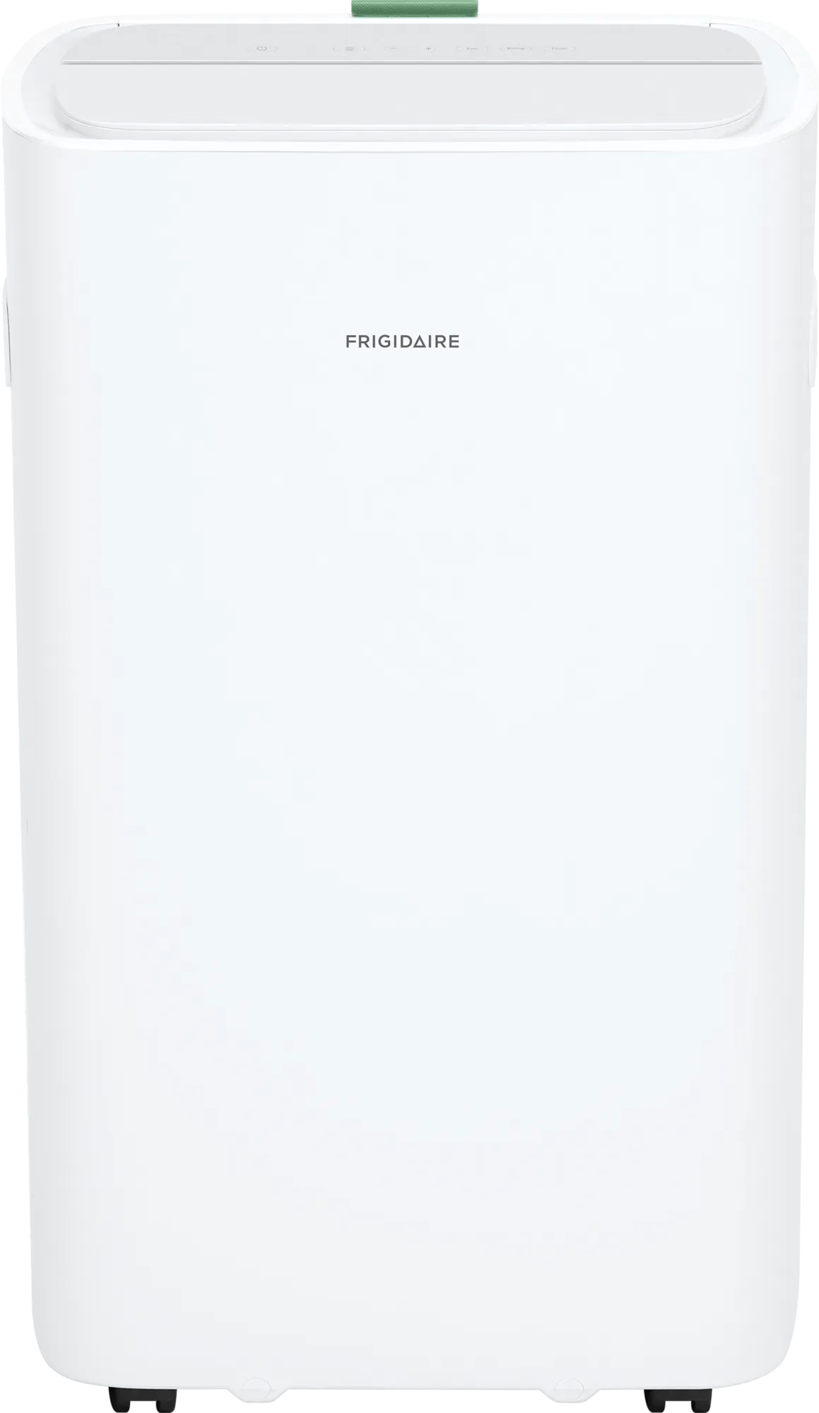 Front view of the white Frigidaire FHPC142AA1 portable air conditioner on a plain background. Its exact product page links this model-coded gallery image; photograph-versus-render status is uncertain.