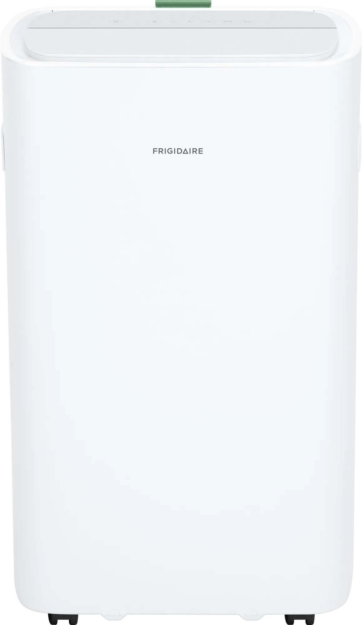 Front view of the white Frigidaire FHPH142AA1 portable air conditioner on a plain light background; the model-coded image is linked from its exact product page, and photograph-versus-render status is uncertain.