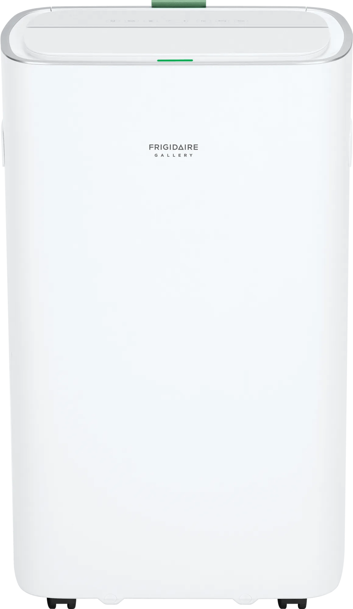 Front view of the white Frigidaire Gallery GHPH142AA1 portable air conditioner on a plain background. The model-coded product image is associated with this exact page; photographic-versus-render status is uncertain.