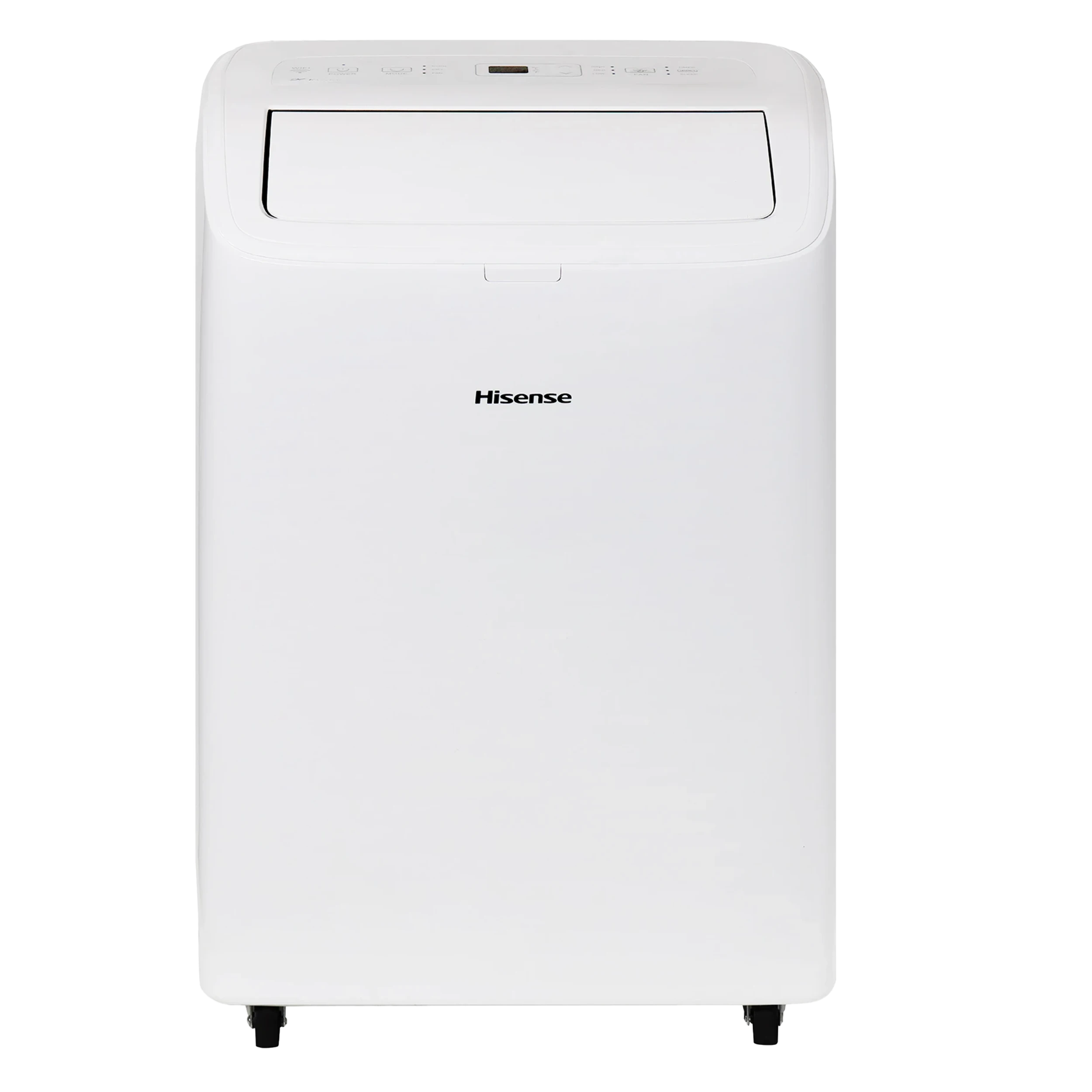 Hisense HAP0824TWD portable air conditioner, shown as the exact support-page-linked original white-background product cutout; photo-versus-render status is uncertain.
