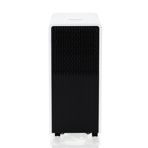 Honeywell HX2-series slim portable air conditioner, front view, from the exact HX2CESAWG8 product listing; photo-versus-render status uncertain.