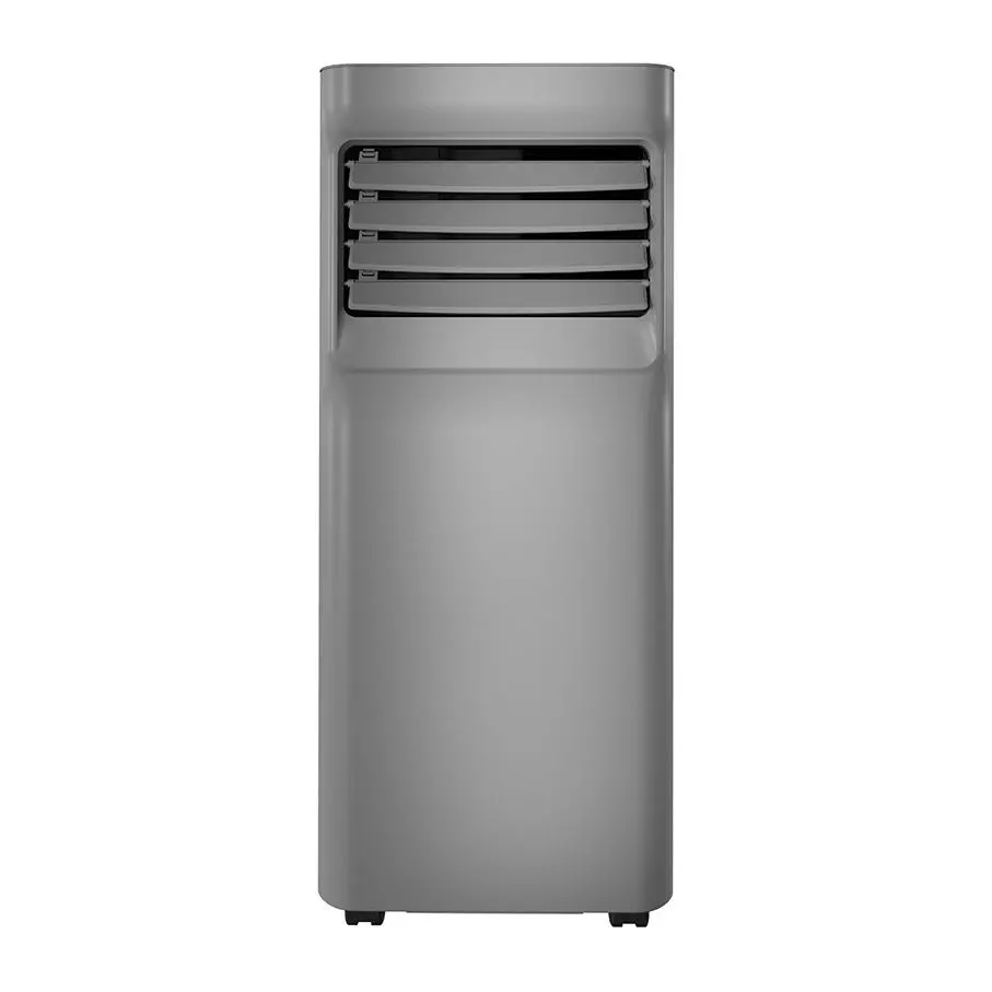 Gray Midea MAP06S1AWGR-T portable air conditioner, front view