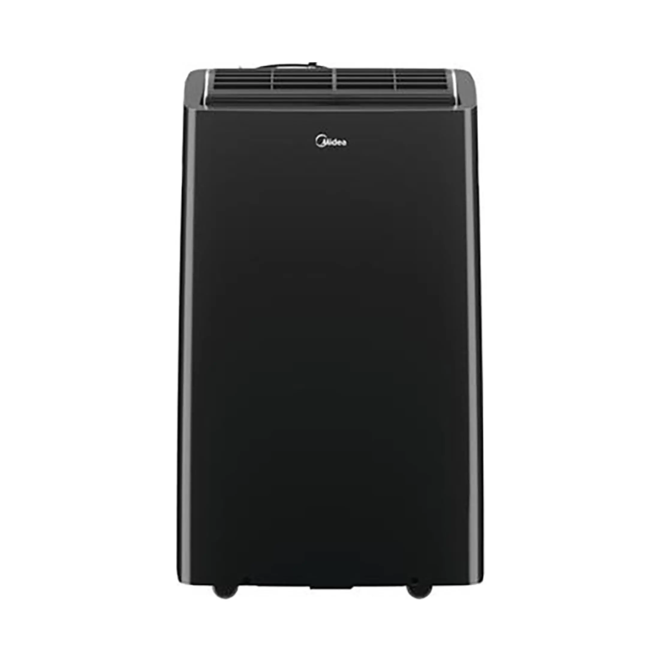 Black Midea MAP14S1TBL Duo portable air conditioner, front view